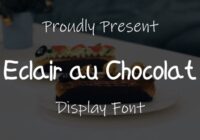 Eclair Au Chocolat Font - Featured Image