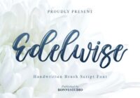 Edelwise Script Font - Featured Image