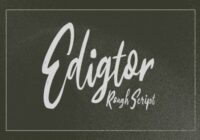 Edigtor Font - Featured Image