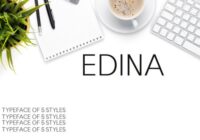 Edina Font - Featured Image