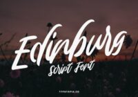Edinburg Font - Featured Image
