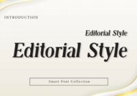 Editorial Style Font - Featured Image