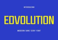 Edvolution Font - Featured Image