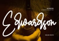 Edwardson Signature Font - Featured Image