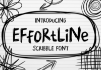 Effortline Font - Featured Image
