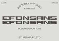 Efosans Font - Featured Image