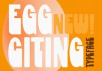 Eggciting Font - Featured Image