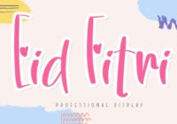 Eid Fitri Font - Featured Image