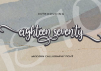 Eighteen Seventy Font - Featured Image