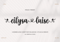 Eilysa Luise Font - Featured Image