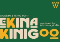 Ekina Kinigoo Font - Featured Image