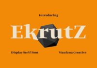 Ekrutz Font - Featured Image