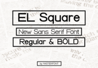 El Square Font - Featured Image