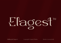 Elagest Font - Featured Image