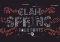 Elah Spring Font - Featured Image