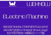 Electric Machine Font - Featured Image