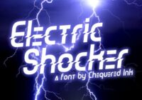Electric Shocker Font - Featured Image