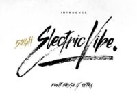 Electric Vibe Font - Featured Image