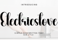 Electricstove Font - Featured Image