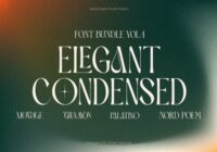 Elegant Condensed Bundle Vol Iv Font - Featured Image