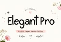 Elegant Pro Font - Featured Image