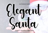 Elegant Santa Font - Featured Image
