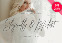 Elegantly & Modest Duo Font - Featured Image