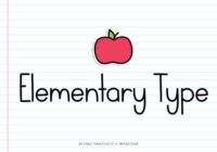Elementary Type Font - Featured Image