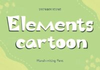 Elements Cartoon Font - Featured Image