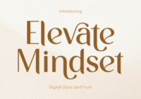 Elevate Mindset Font - Featured Image