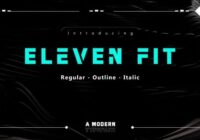 Eleven Fit Font - Featured Image