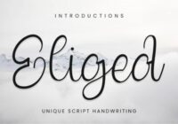 Eliged Font - Featured Image