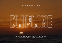 Elipline Font - Featured Image
