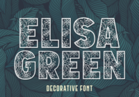 Elisa Green Font - Featured Image