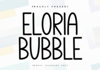 Eloria Bubble Font - Featured Image