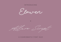 Elowen X Allure Script Duo Font - Featured Image