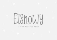 Elsnowy Font - Featured Image