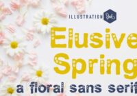 Elusive Spring Font - Featured Image