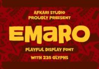 Emaro Font - Featured Image