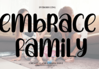 Embrace Family Font - Featured Image