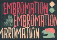 Embromation Font - Featured Image