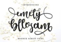 Emely Bllosom Font - Featured Image