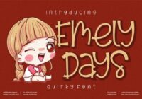 Emely Days Font - Featured Image