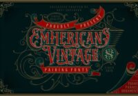 Emhericans Vintage Font - Featured Image
