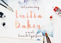 Emilia Baker Font - Featured Image