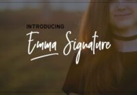 Emma Signature Font - Featured Image