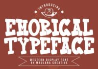 Emorical Font - Featured Image