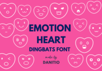 Emotion Heart Font - Featured Image