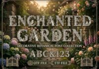Enchanted Garden Monogram Font - Featured Image