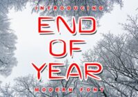 End of Year Font - Featured Image